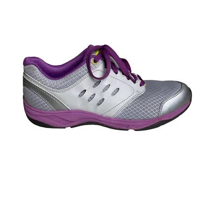 Vionic Púrpura Lavanda Gris Arco Soporte Ortopédico Orthaheel Zapatillas Mujer 8 Foto 1 de 4