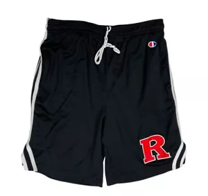 Vintage Rutgers Scarlet Knights Champion Basketball Shorts College NCAA Pockets - Picture 1 of 7