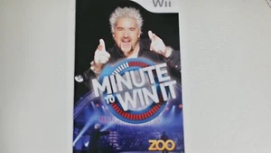 Minute To Win It (Nintendo Wii) solo manual de instrucciones - Imagen 1 de 1