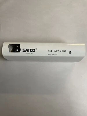 New Lot 5 Satco S3606 S11 120V 7.5W STD Clear Light Bulbs  - Image 1 of 2