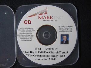 The Church-Too Big to Fail Pt. 5, Crown of Suffering Pt.2 [CD] Chuck Betters - Picture 1 of 1