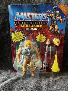 Masters of the Universe Origins He-Man Battle Armor Deluxe Figure Retro Comic - Picture 1 of 2