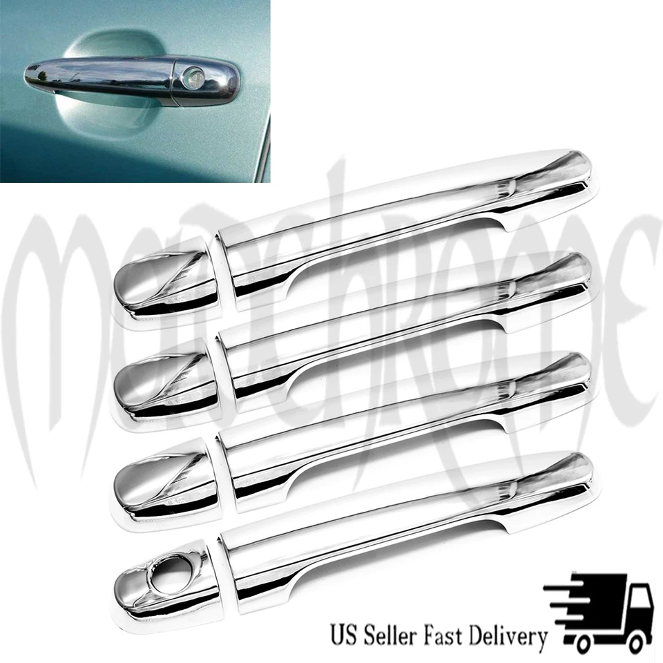 Chrome Door Handle Covers For 02-06 Toyota Camry*fits multiple vehicles* - Imagem 1 de 1