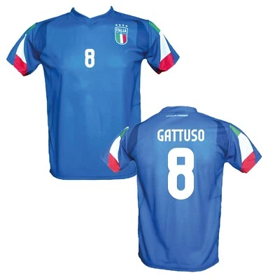 MAGLIA ITALIA GATTUSO 8 PRODOTTO UFFICIALE STAGIONE 2024 - Immagine 1 di 2