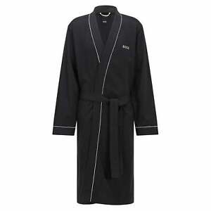 Hugo Boss Kimono BM Black Cotton Dressing Gown 50469624