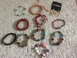 Pier1 Armbänder (9er Set!) plus bonus ohrring - Bild 1 von 5