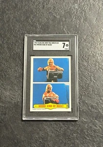 1986 Scanlens WWF WWE Pro Wrestling Wrong Kind Music Hulk Hogan SGC 7 Not Topps - Picture 1 of 2