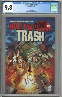 Hollywood Trash #1 CGC 9.8 1ª primera edición impresa Mad Cave Comics 2020 Verdugo Foto 1 de 2
