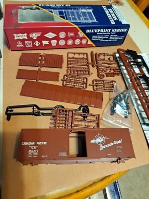 HO Branchline Blueprint 1408 Canadian Pacific 40’ AAR Boxcar Kit CP 252370 - Image 1 of 4