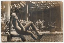 Serbia; Belgrade, Seated Nude Sculpture RP PPC 1962 PMK