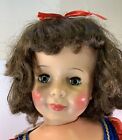 Ideal Patti Playpal Life Size Baby Face Brunette Doll 36” Vintage 50s