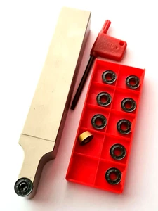 10x  RCMT 1204M0-ND300 ( P20 für Stahl ) + 1x Halter  SRDCN 25x25 M12  - Bild 1 von 2