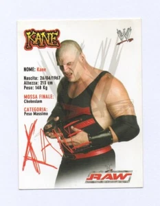 WRESTLING WWE RAW SMACKDOWN CARD ITALY 2004 KANE #012 IDEAL FÜR PSA - Bild 1 von 2