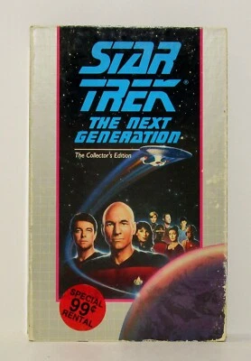 Star Trek The Next Generation VHS Cassette Tape "The Naked Now & Code of Honor" - Image 1 of 4