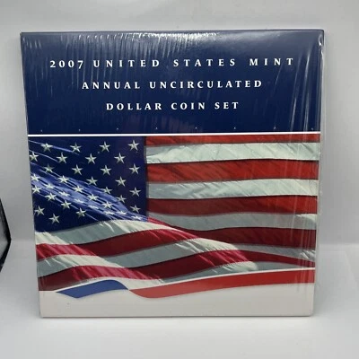 2007 United States Mint Annual Uncirculated Dollar Coin Set SEALED FROM MINT - Image 1 of 2