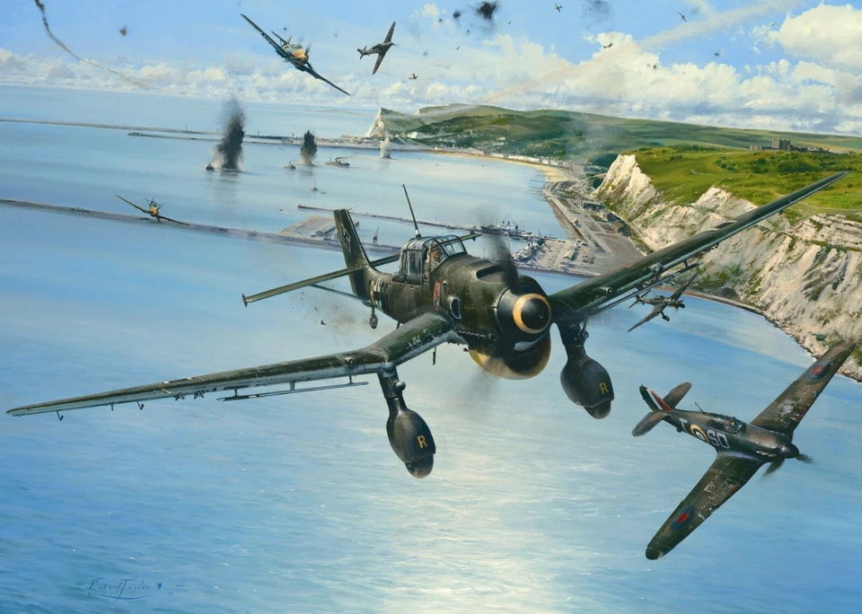 Open Assault por Robert Taylor assinado por um piloto icônico de Stuka - Imagem 1 de 1
