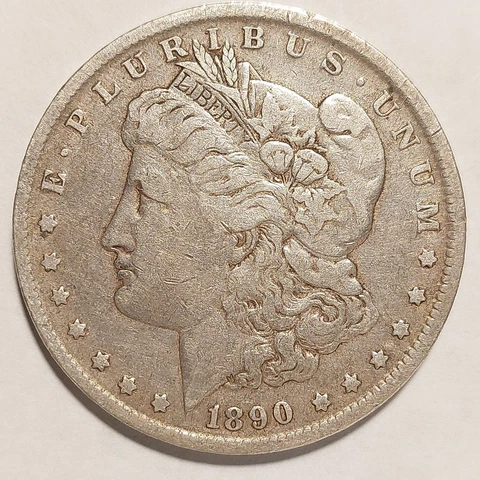 1890-O Morgan Silver Dollar - 90% Silver US Coin -0715 Cover