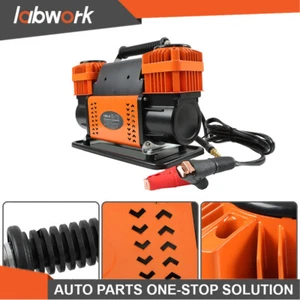 Labwork Heavy Duty Dual Cylinder 12V Portable Inflator Kit For ATVs and Trucks - Picture 1 of 17