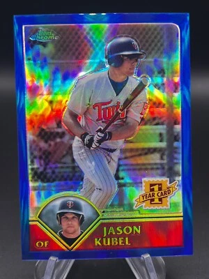 2002 Topps Chrome 1st Card - Jason Kubel #T193 Blue Refractor (RC) - Image 1 of 3