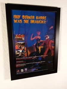 Destruction derby 2 ps1 Werbeblatt Gerahmt Poster Ad Page framed Werbung - Bild 1 von 2