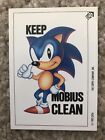 1993 Topps Sonic the Hedgehog Flick It Stickers #31 Keep Mobius Clean 