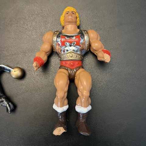 Flying Fists He Man Figure 1985 Vintage MOTU Masters of the Universe Cover