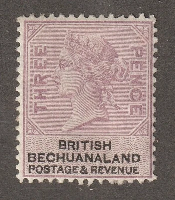 EDSROOM-16844 Bechuanaland Protectorate 13 H 1887 Queen Victoria CV$9 - Image 1 of 2