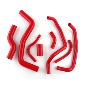Red Radiator & Heater Hose Kit for Toyota Corolla AE101 AE102 AE111 4AFE 7AFE - Picture 1 of 16
