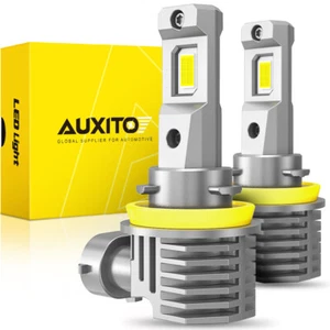 2x H11 LED Headlight Globes Bright Bulbs Kit H/L Beam 1:1 Conversion Kit AUXITO - Picture 1 of 11