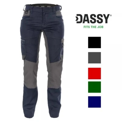 DASSY Arbeitshose HELIX WOMAN mit Stretch flexibel Damen Hose Bundhose Damenhose