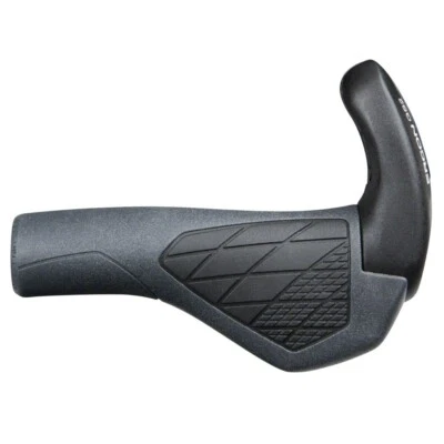 Ergon GS2-S Grips w/ Bar Ends - Small Black/Gray - Hybrid Comfort MTB Bike - Image 1 of 2