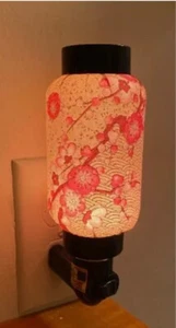 Plum blossom Oriental Japanese Washi paper Night Light Wall plug-in Home - Picture 1 of 6