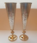 Antique Glasses Silver 84 Wine Cups Drinking Goblets Mark Rare Wedding Russian