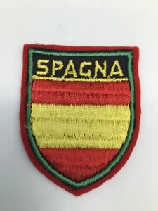 Spagna Spain Embroidered Flag Patch Sew-On 2.5 Inches Unused - Picture 1 of 4