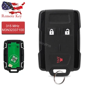For 2016 2017 2018 Chevrolet Silverado 1500 2500 3500 Keyless Remote Key Fob 3B - Picture 1 of 7