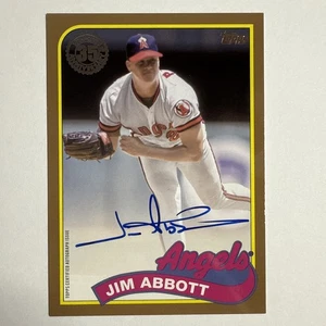 2024 Topps Update Baseball Gold # 89BA2-JA Jim Abbott Auto 23/50 T1 - Picture 1 of 2