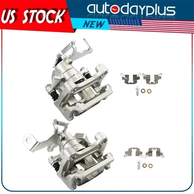 Par de pinzas de freno traseras con soporte para 2013 2014 2015 Mazda CX-5 l4 2,0 L 2,5 L Foto 1 de 4