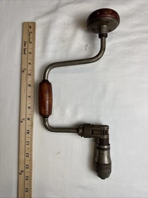 Taladro de trinquete Mohawk Shelburne No. Herramienta de mano vintage 1710 muy limpia Foto 1 de 4