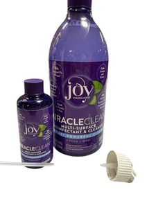 Joy Mangano MiracleClean Linen Multi-surface Disinfectant Cleaner 28 Oz + Travel - Picture 1 of 3