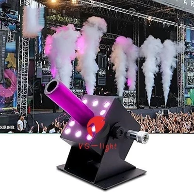 Stage Effect LED RGB CO2 Jet Machine 250W Smoke Machine for DJ CLUB Disco Event - Image 1 of 4
