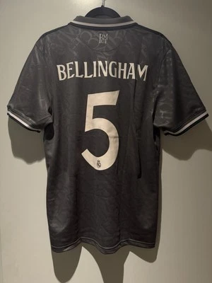 Real Madrid 24/25 Third Soccer Football Jersey Shirt Kit NWT Bellingham #5 2XL - Image 1 of 4
