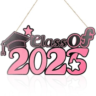 Letrero de madera clase de 2025, accesorios fotográficos, decoraciones de graduación 2025, suministro de fiesta... Foto 1 de 4