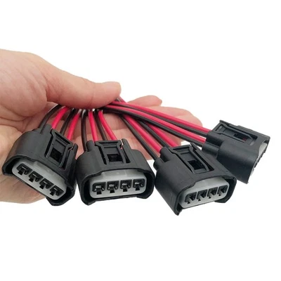JHCKYMMYTBD 4Pcs Ignition Coil Connector Compatible with Toyota Camry Corolla Highlander,...