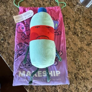 makeship plushies Bryce Soda Bottle New NWT Cheesy Hfj - Picture 1 of 6