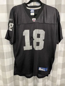 Vintage Randy Moss #18 Oakland Raiders Youth XL Reebok Trikot - Bild 1 von 5