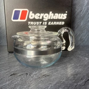 Vintage Pyrex Flammengeschirr 8446B 6 Tassen Glas Kaffee/Teekanne - Bild 1 von 7