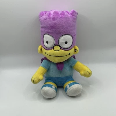 The Simpsons x Kidrobot Plush Bartman Bart Simpson Phunny Plush 8” - Image 1 of 4