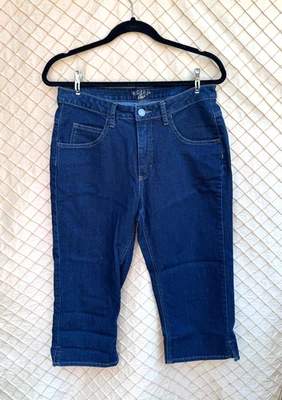 Pantalones de mezclilla para mujer Riders by Lee talla 10M azul lavado oscuro Foto 1 de 2