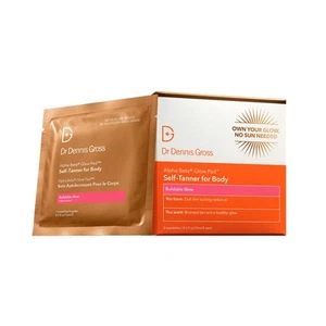 Dr. Dennis Gross Glow Pad Self-Tanner for Body – Exfoliating & Anti-Aging Tow... - Picture 1 of 9