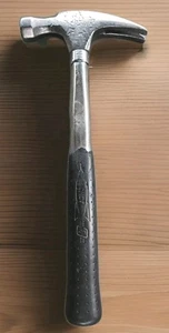 VINTAGE—TRUE TEMPER ROCKET— RIP STRAIGHT CLAWS HAMMER A16R BROWN HANDLE ROCKET - Picture 1 of 11